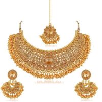 Alloy Gold plated Jewel Set (Gold)