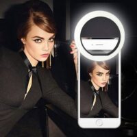 LED Selfie Ring Flash Light (Black & White)