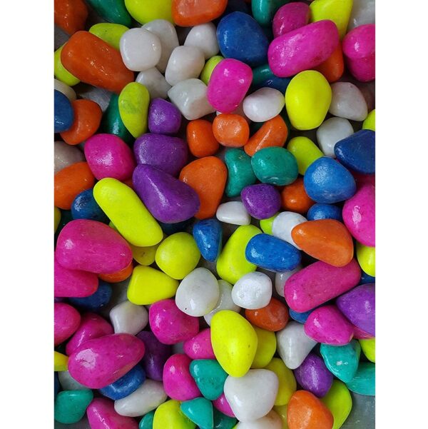 colorful pebble stones