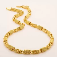 1 Gram Gold Plated Chain For Boys and Men