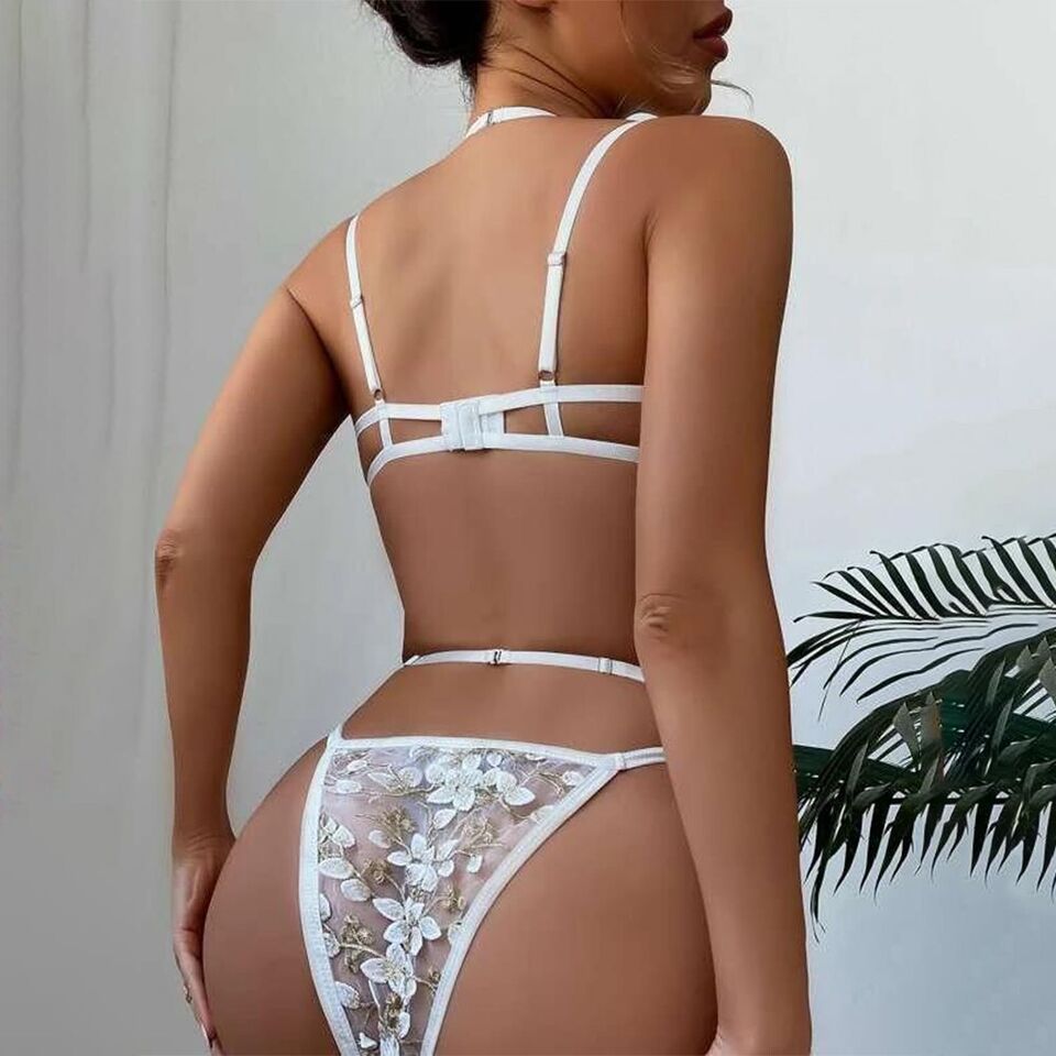 white lace thong for women