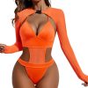 orange babydoll lingerie