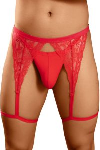 Lace Lingerie Garter Thong Underwear For Men