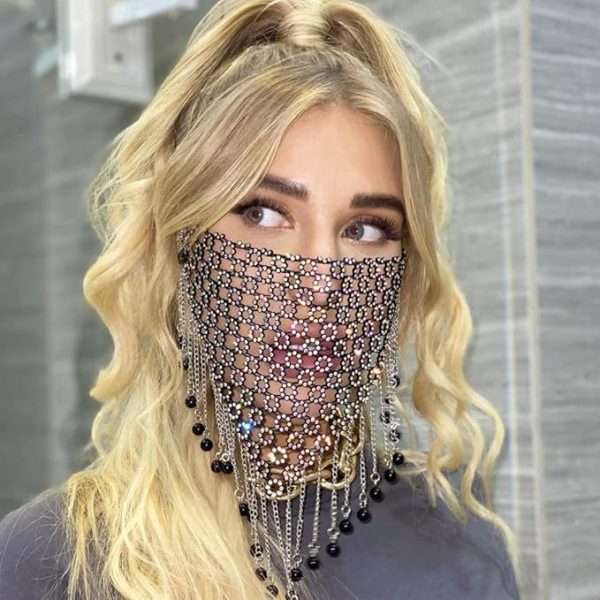 Tassel Masquerade Mask for Women