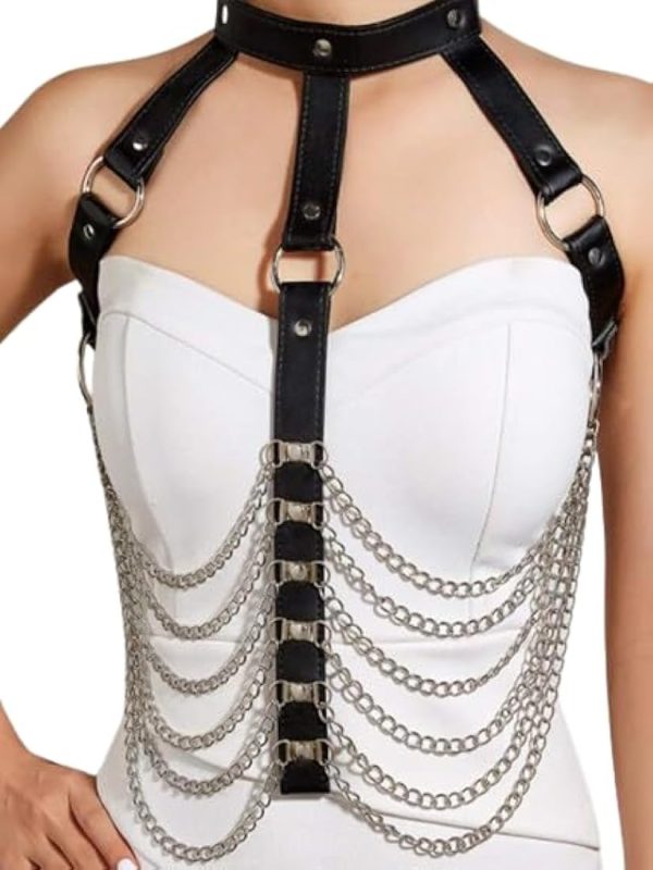unisex Caged Design Body Harness - Image 2