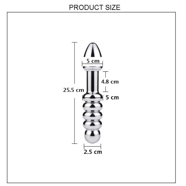 Huge Double Ended Anal Plug Glass Dildo Sex Toy - Image 3