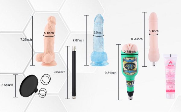 Automatic Sex Love Machine for Male and Female Masturbation With 8 Attachments - Image 5