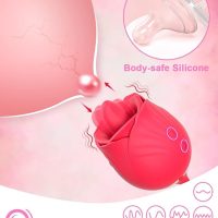 Rose Sex Stimulator Vibrating Dildo for Women