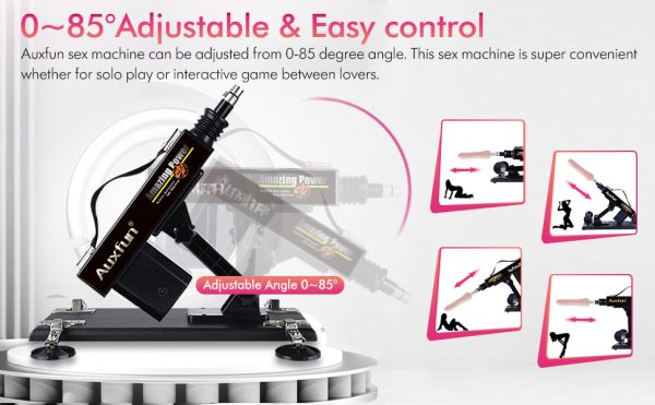 Automatic Sex Love Machine for Male and Female Masturbation With 8 Attachments - Image 4