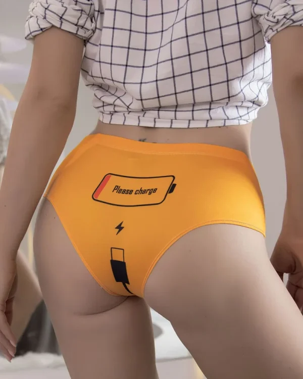 Please Charge Printed Hipster Panties For Women - Image 7
