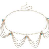 Stylish Gold plated Belly Bikini Body Chain