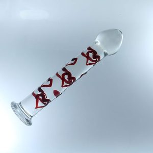 glass dildo huge 6 inch