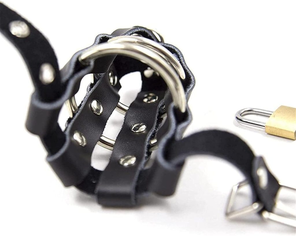leather penis lock