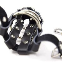 Lightweight Leather Penis Chastity Cage For Men