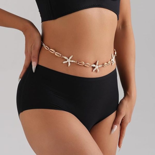 starfish body chain jewellery