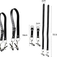 Adjustable Leather Labia Clit Clamp for Beginners