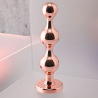 Gold Digger 10 Inch Large Beaded Butt Plug