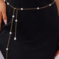 Water Drop Pearl Pendant Waist Chain Jewellery