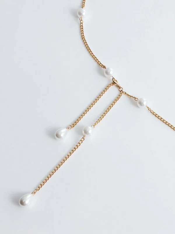 Water Drop Pearl Pendant Waist Chain Jewellery - Image 3