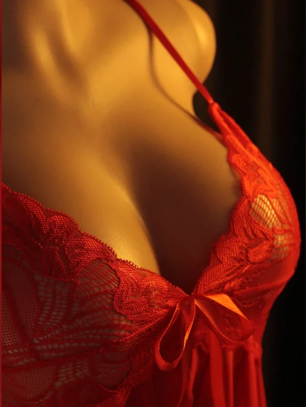 sexy red babydoll