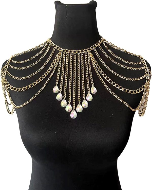 Sexy Crystal Tassel Shoulder Arm Chain Jewellery - Image 3