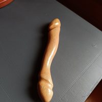 Ash Tree Wooden Dildo For G-spot Stimulation