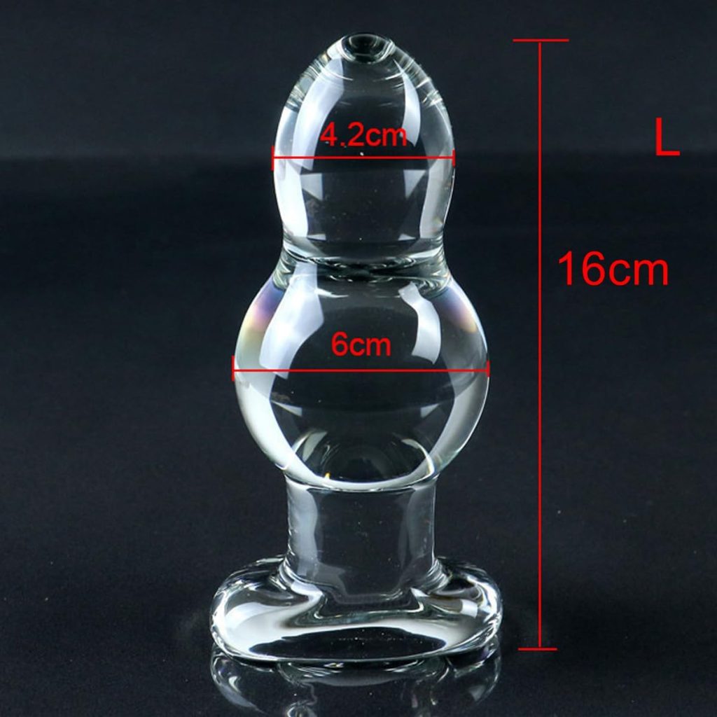 medium glass dildo