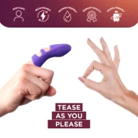 TeasHer Rechargeable Finger Vibrator For Women