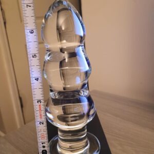 Pagoda Large Crystal Glass Anal Butt Plug