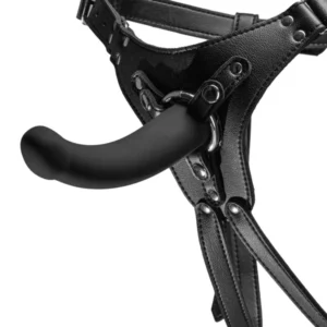 6 inch Strap-on Dildo With Leather Harness