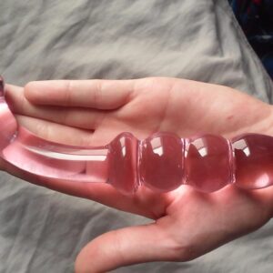 TOPWEL Bent Graduate Glass Pleasure Wand