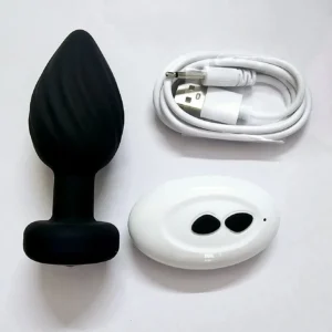 Vibrating Silicone Anal Butt Plug For Women