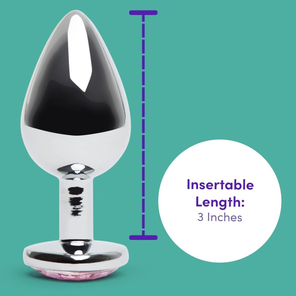 heart shape steel butt plug