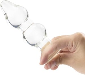 small glass butt plug