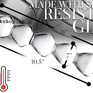 11 Inch Crystal Glass Drops Anal Butt Plug