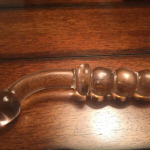 TOPWEL Bent Graduate Glass Pleasure Wand