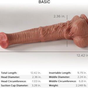 12 Inch Giant Horse Dildo Sex Toy