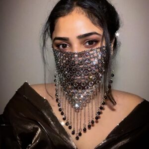 Masquerade Tassel Face Mask for Women
