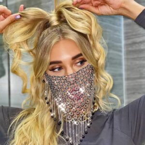 Masquerade Tassel Face Mask for Women