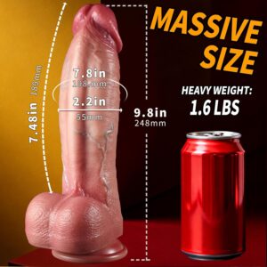 9.8 Inch Realistic Dildo with Dual Density
