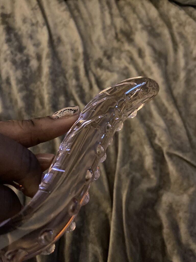 big glass dildo