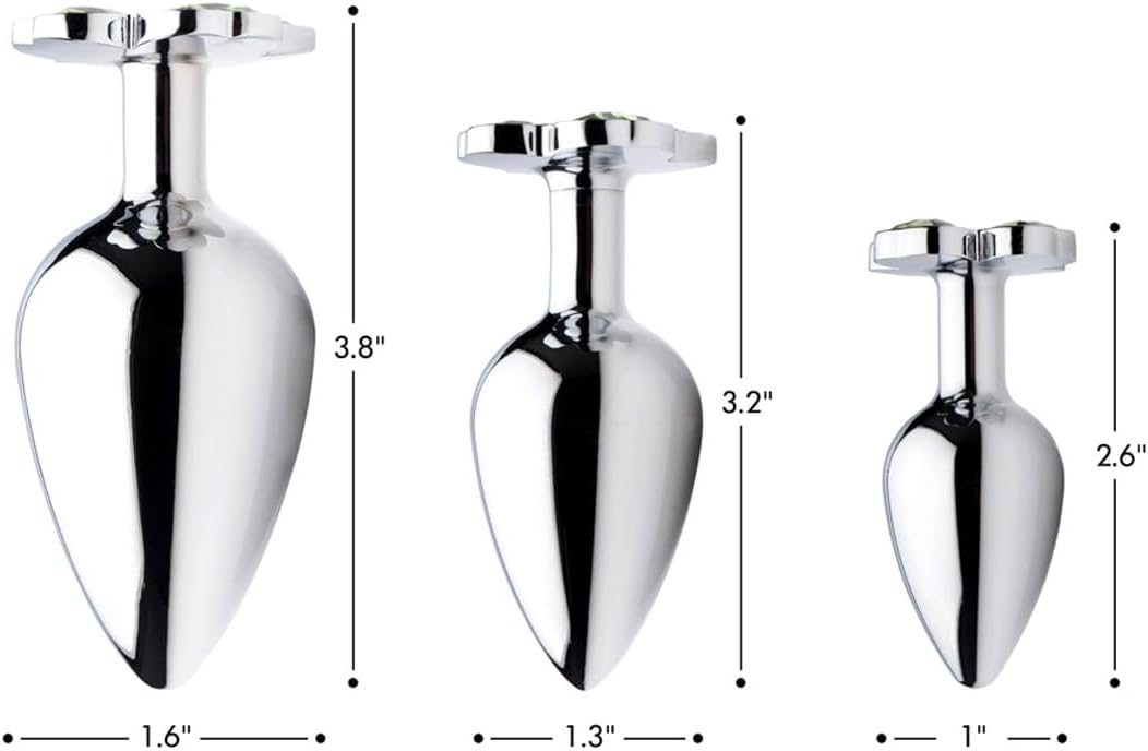 Lucky Clover Gem Anal Plug Sex Toy - Image 4
