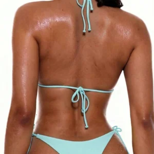 Sexy Tie-Up Two-Piece Bikini Set For Women