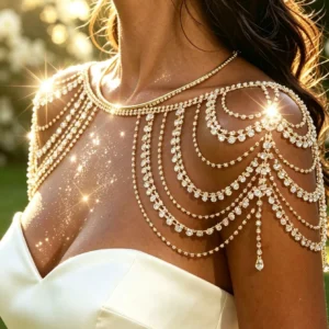 Sexy Multi-Layer Classic Tassel Crystal Shoulder Chain